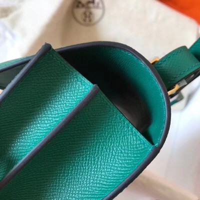 Hermes Epsom Constance 24cm Malachite Handmade Bag LDBS242045