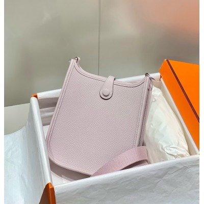 Hermes Evelyne III TPM Bag In Mauve Pale Clemence Leather LDBS242107