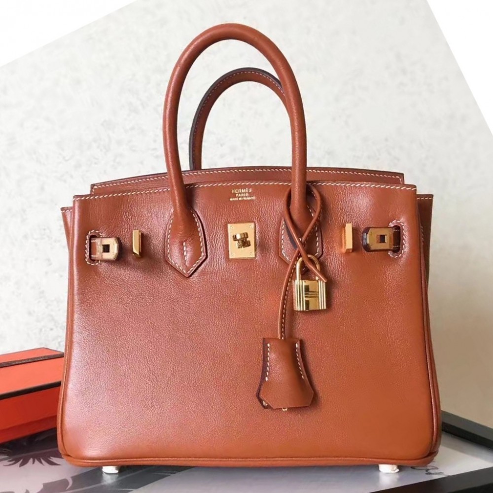 Hermes Gold Birkin 25cm Swift Handmade Bag LDBS242180