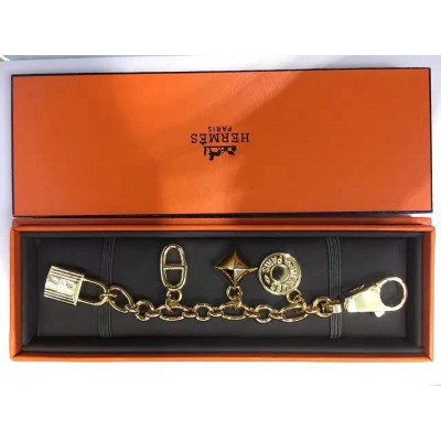 Hermes Gold Breloque Olga Bag Charm LDBS242185