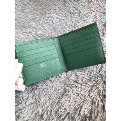 Hermes Green MC2 Copernic Compact Wallet LDBS242223