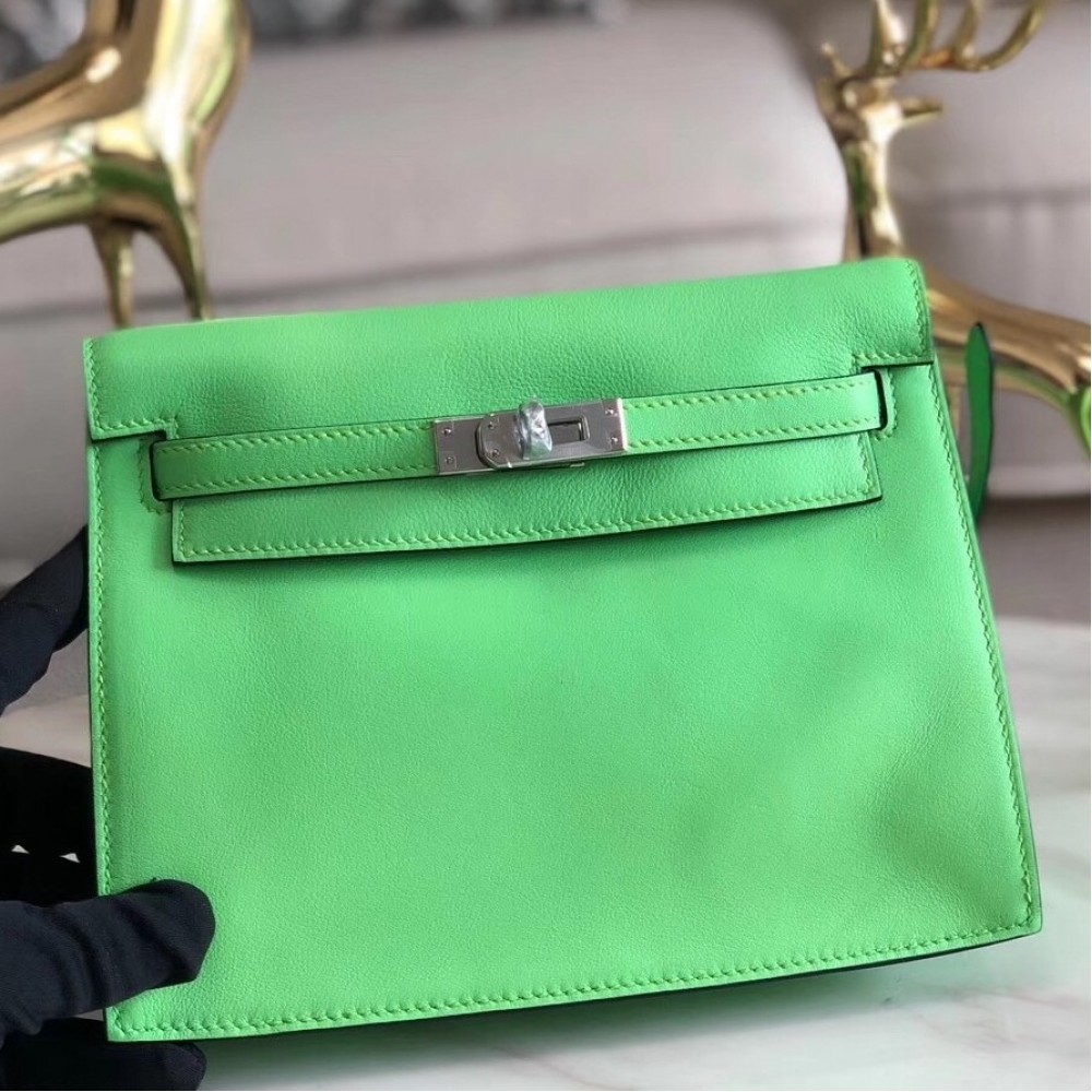 Hermes Green Swift Kelly Danse Bag LDBS242227