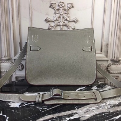 Hermes Grey Clemence Jypsiere 28cm Bag LDBS242233