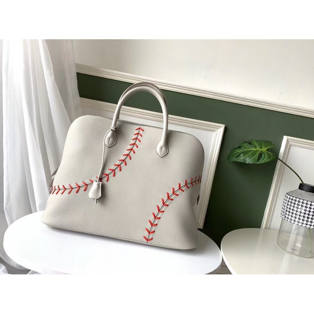 Hermes Gris Perle Bolide 1923 45 Baseball Bag LDBS242254