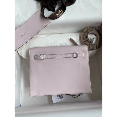 Hermes Kelly Danse II Bag In Mauve Pale Evercolor Calfskin LDBS242439