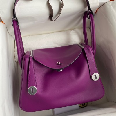 Hermes Lindy 26 Handmade Bag In Anemone Swift Calfskin LDBS242770