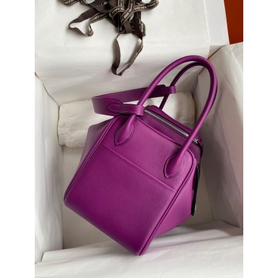 Hermes Lindy 26 Handmade Bag In Anemone Swift Calfskin LDBS242770