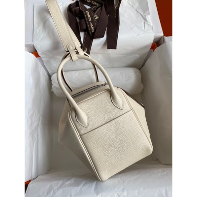 Hermes Lindy 26 Handmade Bag In Nata Clemence Leather LDBS242793