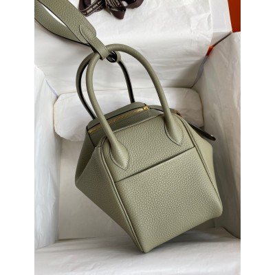 Hermes Lindy 26 Handmade Bag In Sauge Clemence Leather LDBS242800