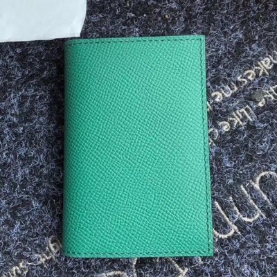 Hermes MC2 Euclide Card Holder In Green Epsom Leather LDBS242857