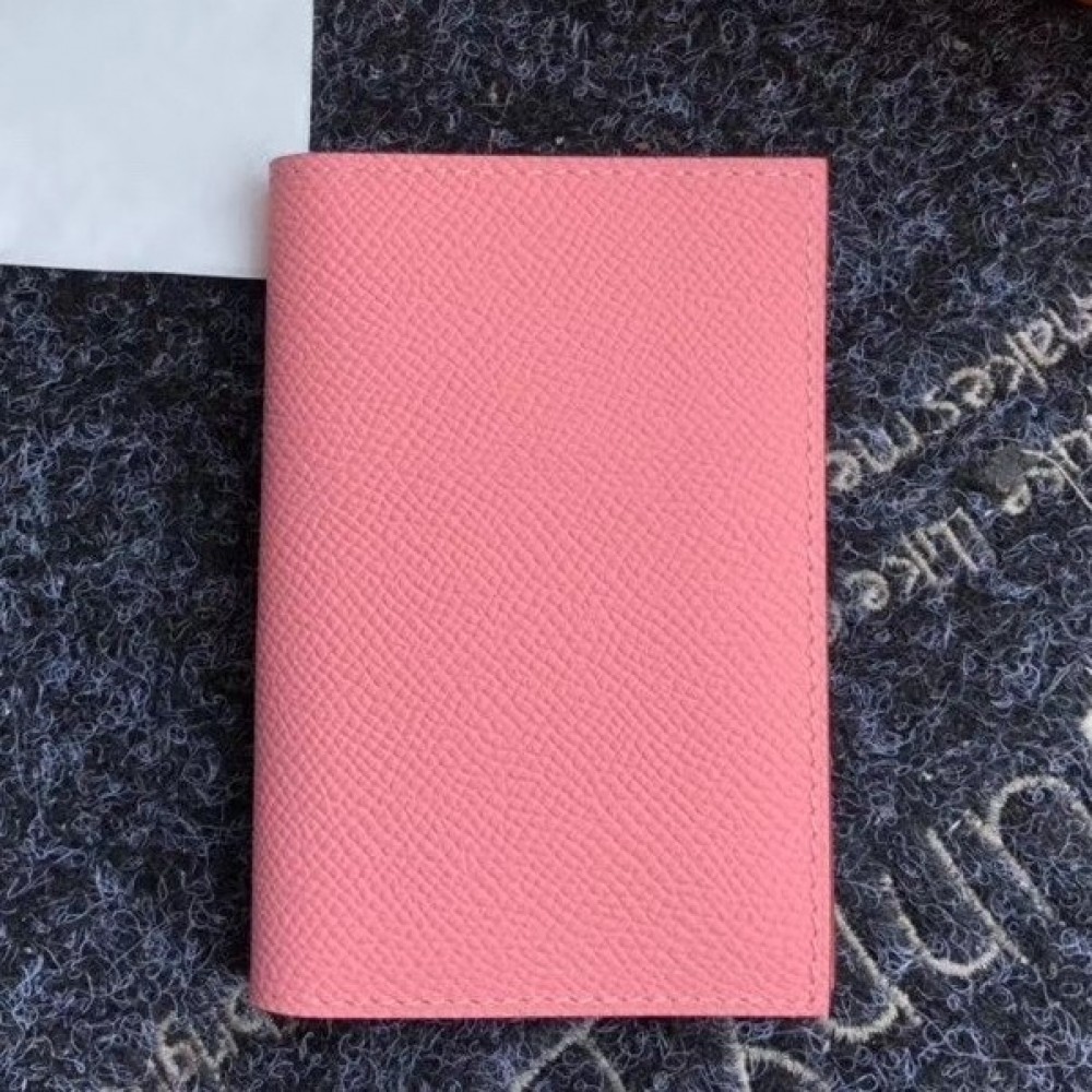 Hermes MC2 Euclide Card Holder In Pink Epsom Leather LDBS242861