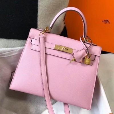 Hermes Mauve Sylvestre Epsom Kelly 28cm Sellier Bag GHW LDBS242848