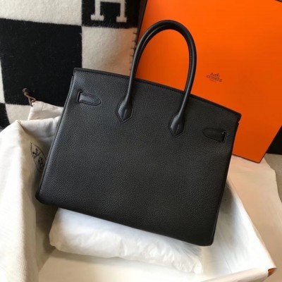 Hermes Noir Clemence Birkin 30cm Bag LDBS242984