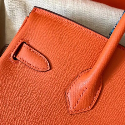 Hermes Orange Birkin 30cm Epsom Handmade Bag LDBS242994