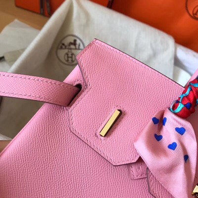 Hermes Pink Birkin 30cm Epsom Handmade Bag LDBS243074