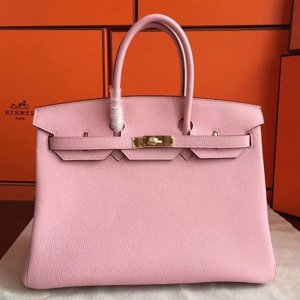 Hermes Pink Clemence Birkin 40cm Handmade Bag LDBS243079