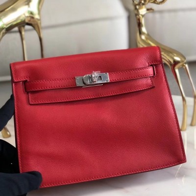 Hermes Red Swift Kelly Danse Bag LDBS243143