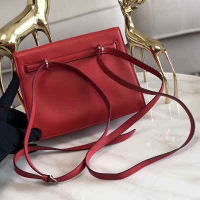 Hermes Red Swift Kelly Danse Bag LDBS243143