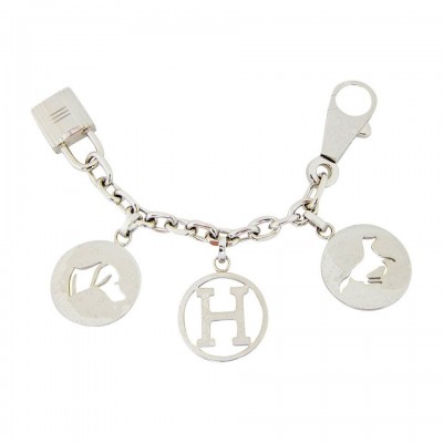 Hermes Silver Breloque Bag Charm LDBS243236