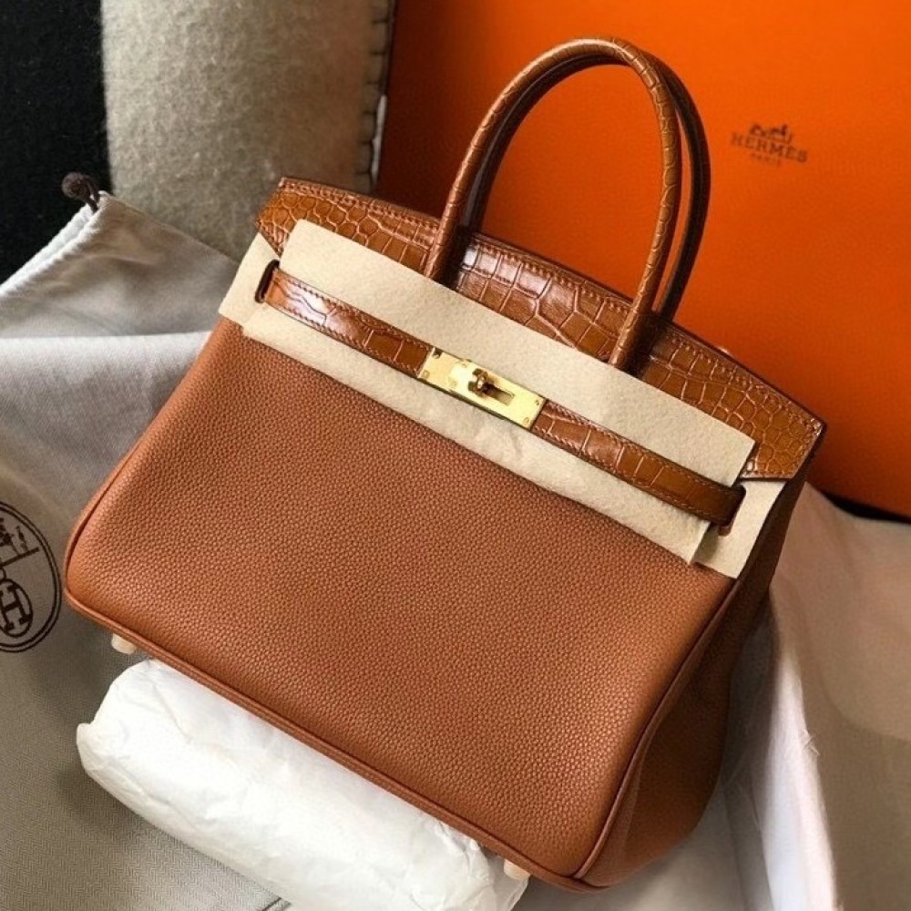 Hermes Touch Birkin 30cm Limited Edition Gold Bag LDBS243304