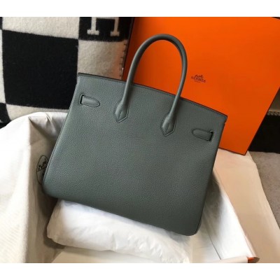 Hermes Vert Amande Clemence Birkin 35cm Bag LDBS241439