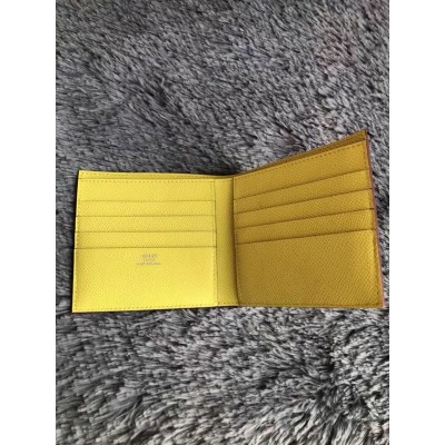 Hermes Yellow MC2 Copernic Compact Wallet LDBS243373