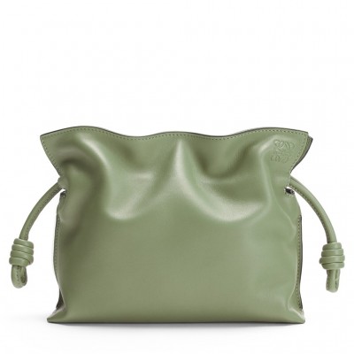 Loewe Flamenco Clutch In Rosemary Nappa Leather LDBS244340