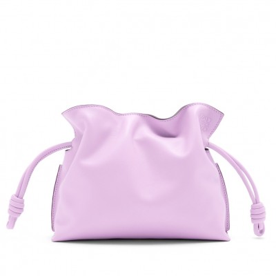 Loewe Flamenco Mini Clutch In Bloom Orchid Nappa Leather LDBS244344