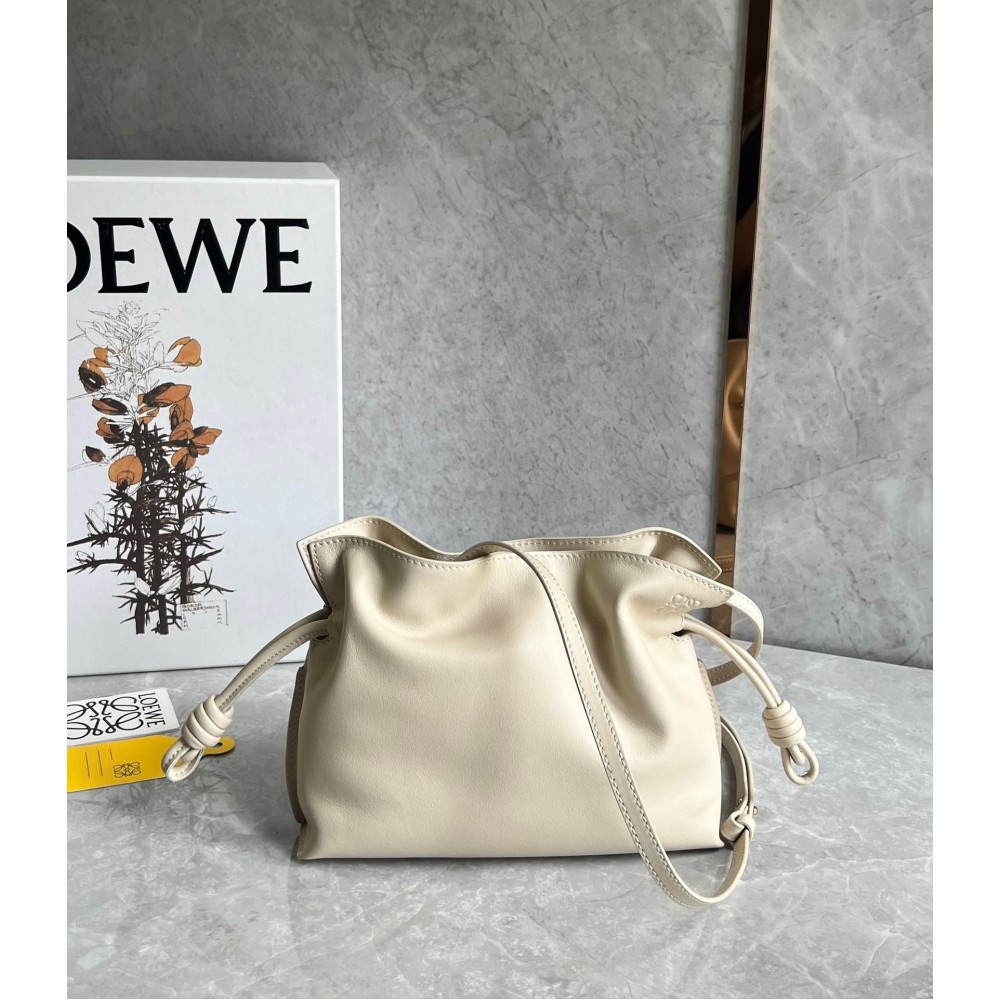 Loewe Mini Flamenco Clutch Bag In Angora Calfskin LDBS244426