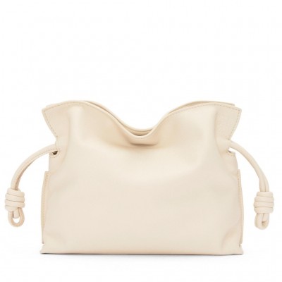 Loewe Mini Flamenco Clutch Bag In Angora Calfskin LDBS244426