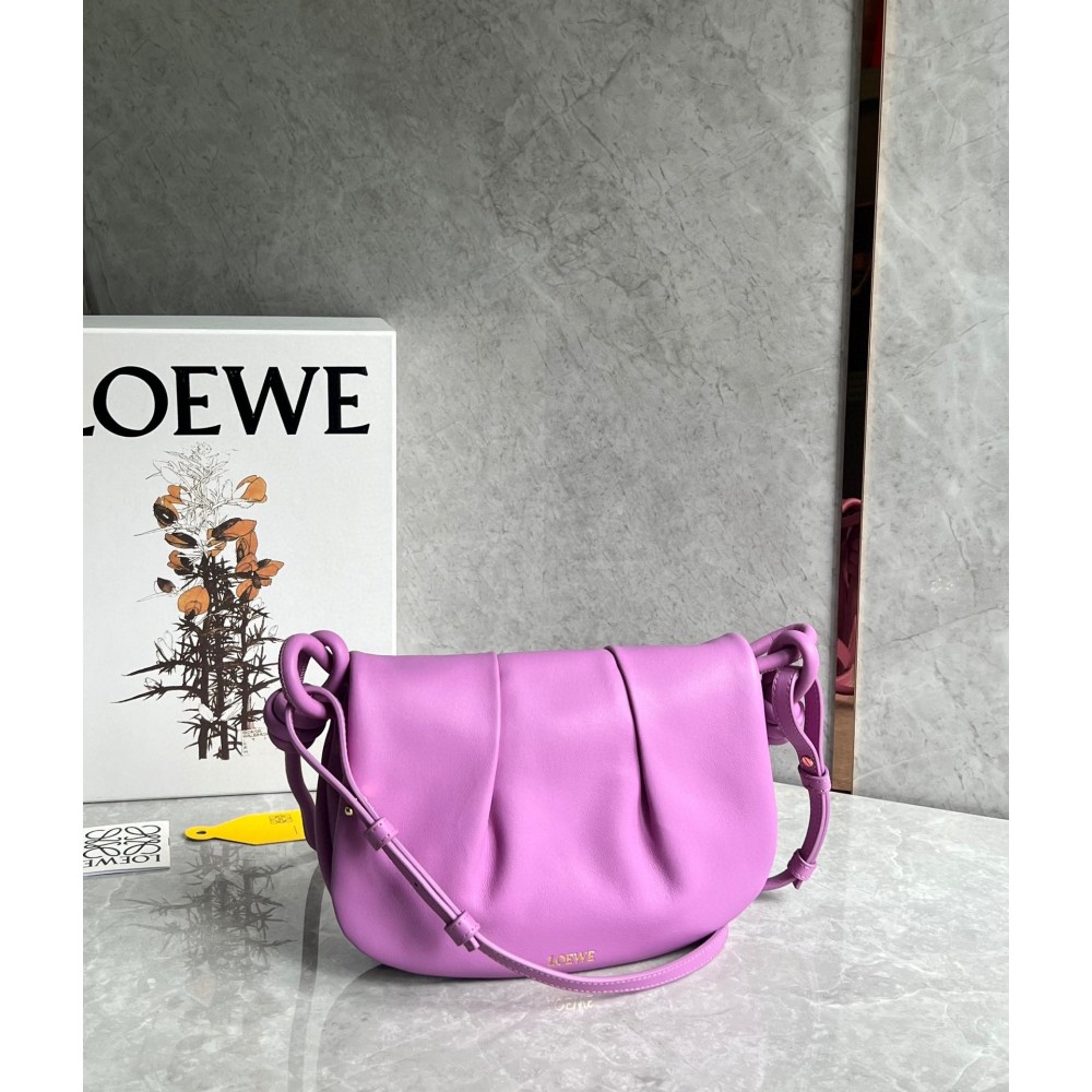 Loewe Paseo Satchel Bag in Rockrose Nappa Leather LDBS244478