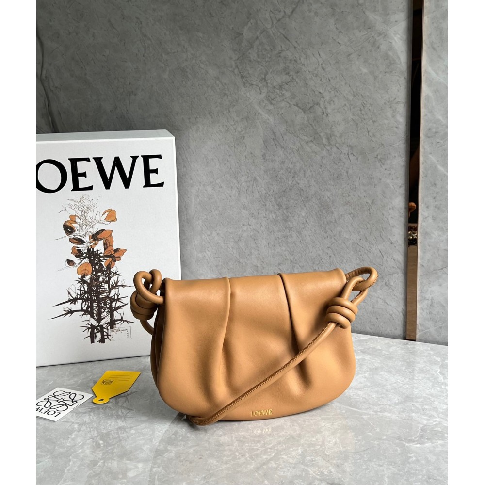 Loewe Paseo Satchel Bag in Warm Desert Nappa Leather LDBS244479