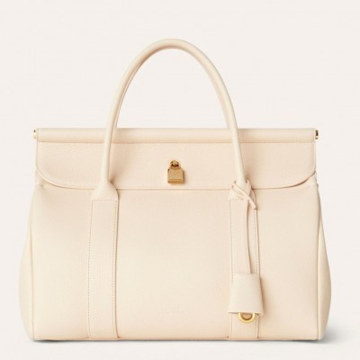 Loro Piana Loom L32 Bag in Cream Grained Leather LDBS241381