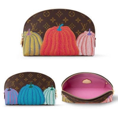 LV x YK Cosmetic Pouch with Colorful Pumpkin Print M46472 LDBS17457