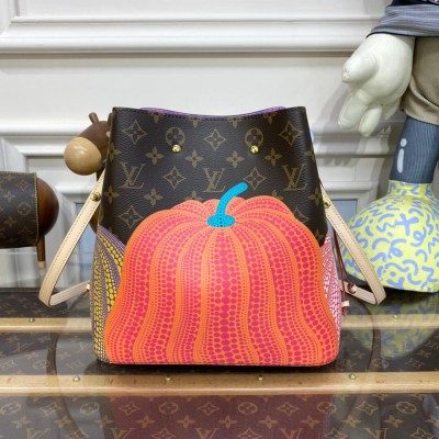 LV x YK Neonoe MM with Pumpkin Print M46473 LDBS17074