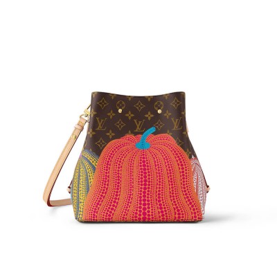 LV x YK Neonoe MM with Pumpkin Print M46473 LDBS17074