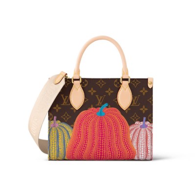 LV x YK OnTheGo PM with Pumpkin Print M46467 LDBS17253