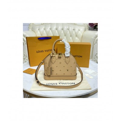 Louis Vuitton Alma BB Monogram Metal in Beige M58638 LDBS16636