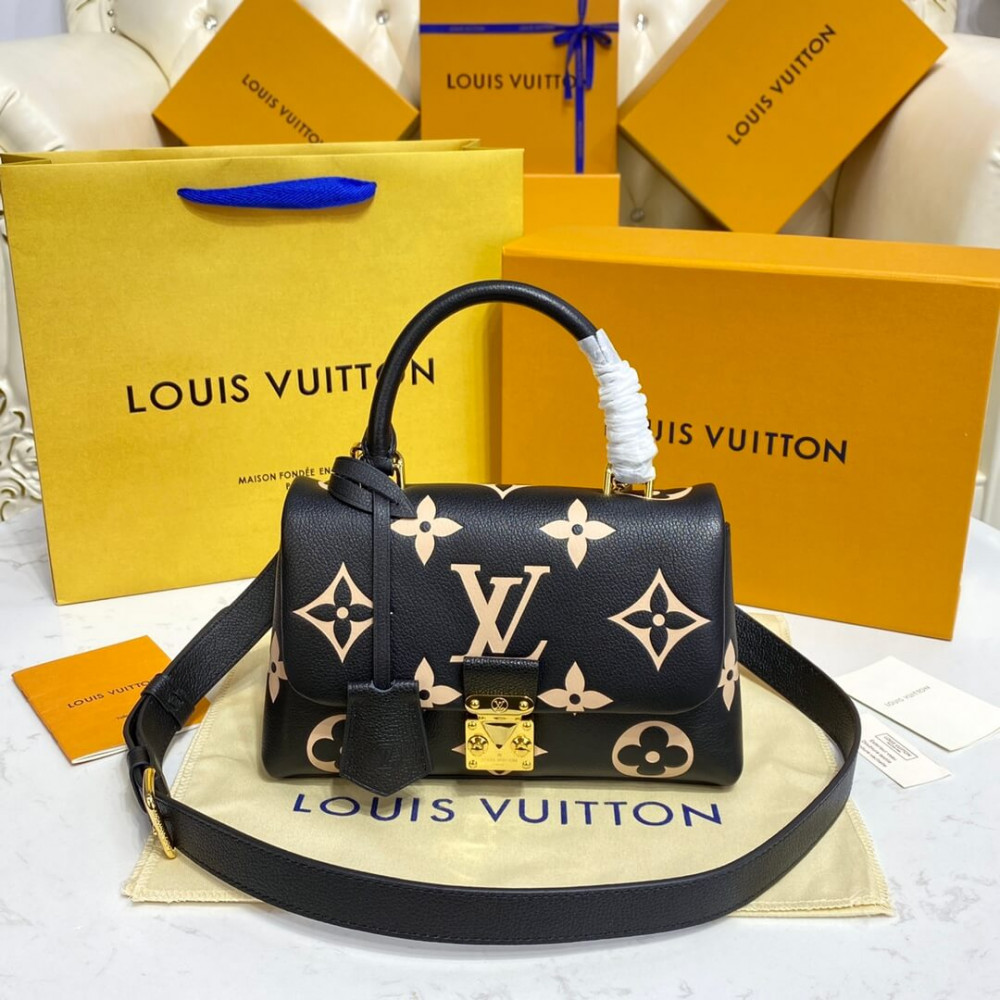 Louis Vuitton Bicolor Monogram Empreinte Leather Madeleine BB M45978 LDBS16939