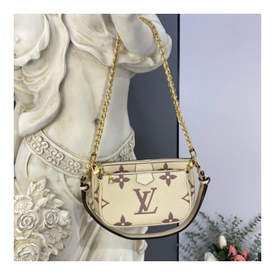 Louis Vuitton Bicolor Multi Pochette Accessoires Beige M45777 LDBS17295