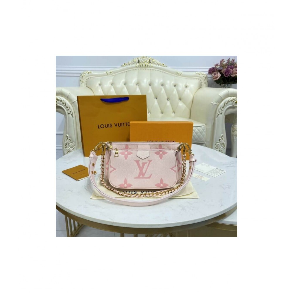 Louis Vuitton Bicolor Multi Pochette Accessoires Pink M45777 LDBS17299