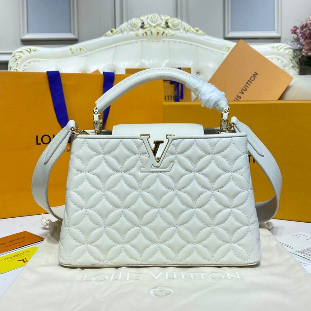 Louis Vuitton Capucines BB Bag In Quilting Lambskin M55360 LDBS16723