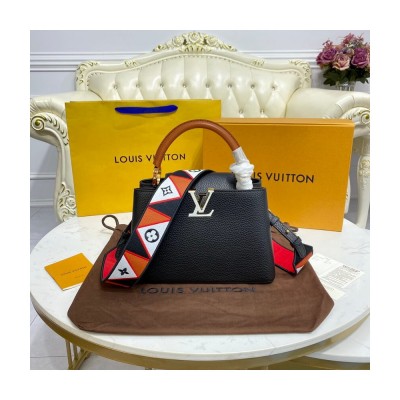 Louis Vuitton Capucines BB Noir/Rouge M59061 LDBS16728