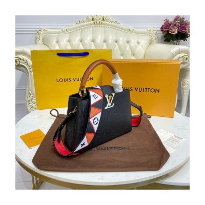 Louis Vuitton Capucines BB Noir/Rouge M59061 LDBS16728