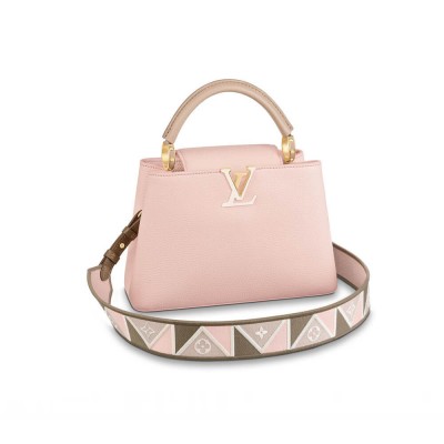 Louis Vuitton Capucines BB Rose/Beige M59061 LDBS16729