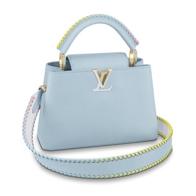 Louis Vuitton Capucines MM Bag Olympus Blue M57672 LDBS16731