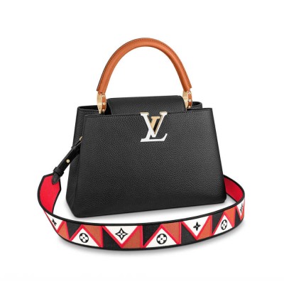 Louis Vuitton Capucines MM Noir/Rouge M59020 LDBS16735