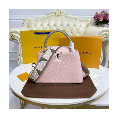 Louis Vuitton Capucines MM Rose/Beige M59020 LDBS16736