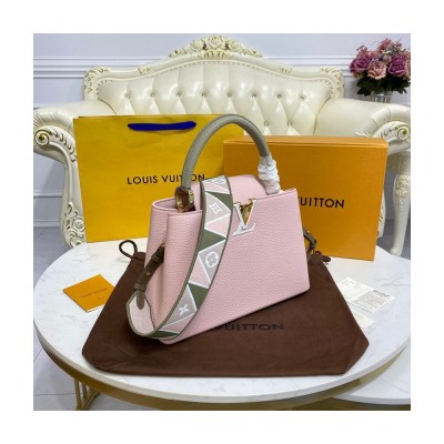 Louis Vuitton Capucines MM Rose/Beige M59020 LDBS16736