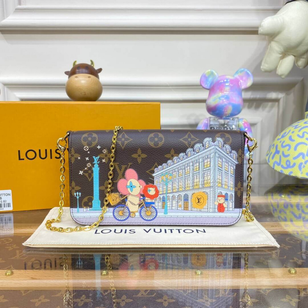 Louis Vuitton Christmas Animation 2022 Felicie Pochette M81545 LDBS17300